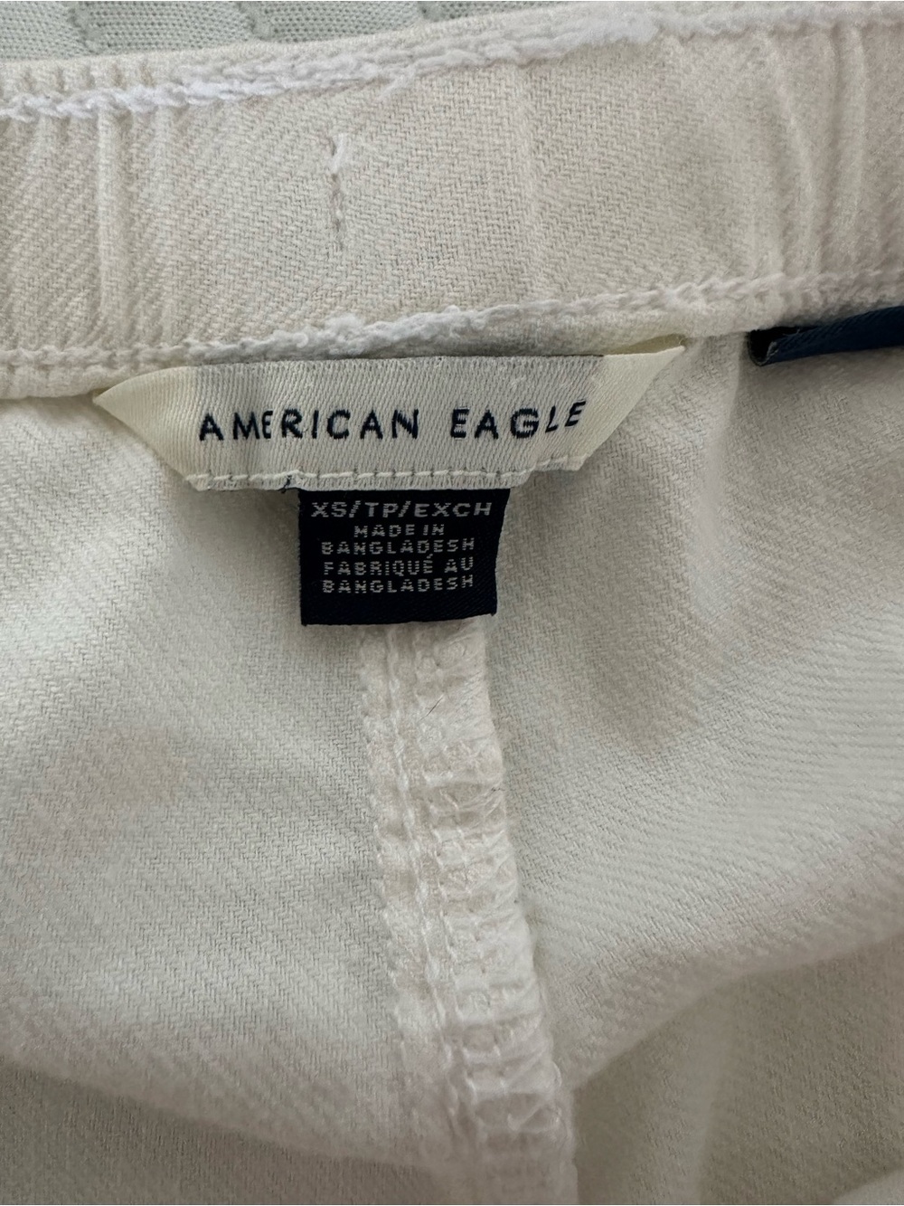 White Drawstring Linen Pants - Picture 4 of 4